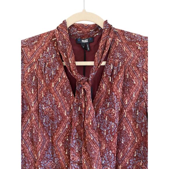 PAIGE CLEOBELLE LONG SLEEVE MINI DRESS - Picture 7 of 9